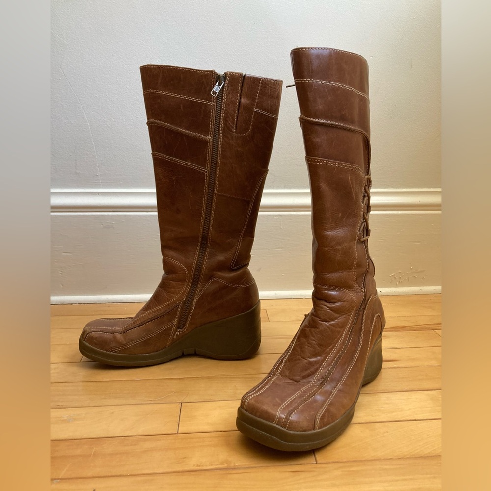 vintage y2k tall platform wedges